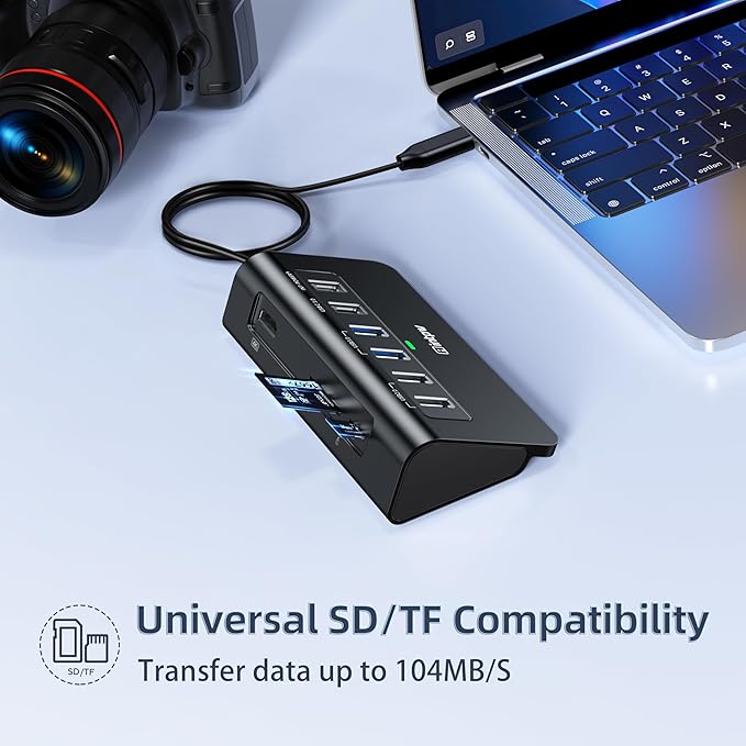 USB C Hub, intpw 9-in-1 USB Multiport Adapter - Image 7