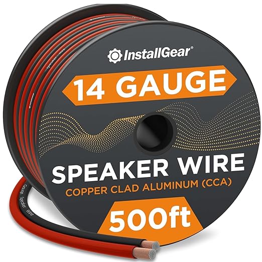InstallGear 14 Gauge Speaker Wire 500 ft by InstallGear