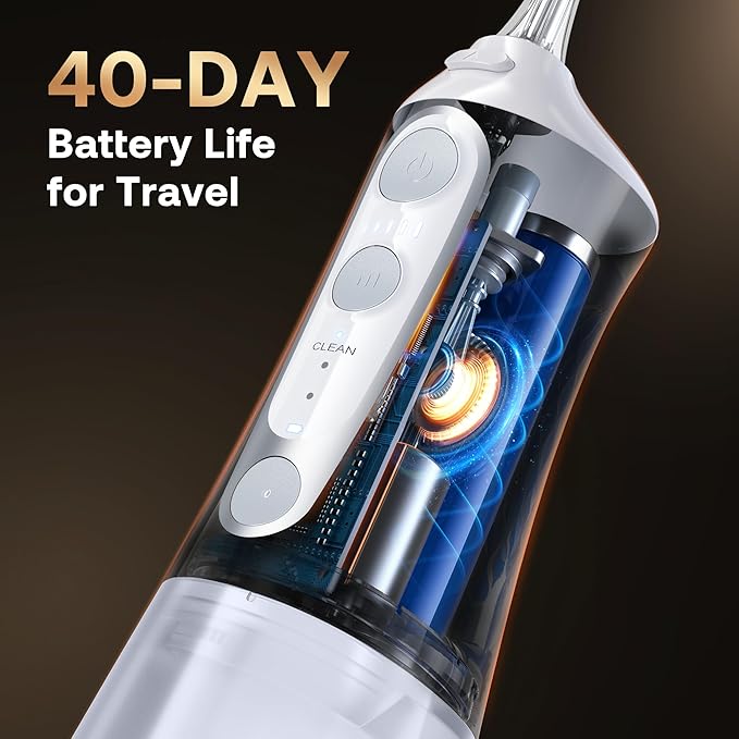 Bitvae Water Dental Flosser Teeth Pick, Cordless Flosser - Image 6