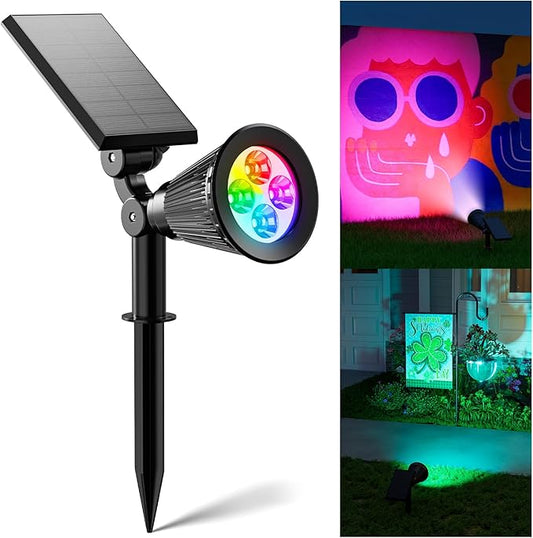 Color Changing Solar Spotlights Outdoor by FALOVE