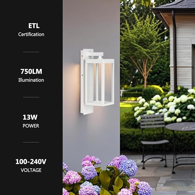 Modern Outdoor Light Fixtures Dusk to Dawn Outdoor Lighting, Porch Light - Image 3
