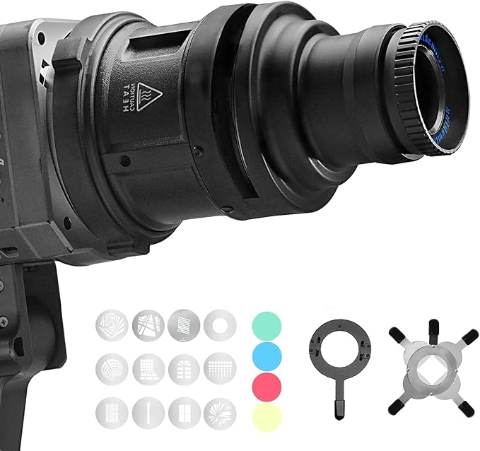 Alluneitter S-80LED Bowens Mount Optical Snoot Designed Exclusively by Alluneitter