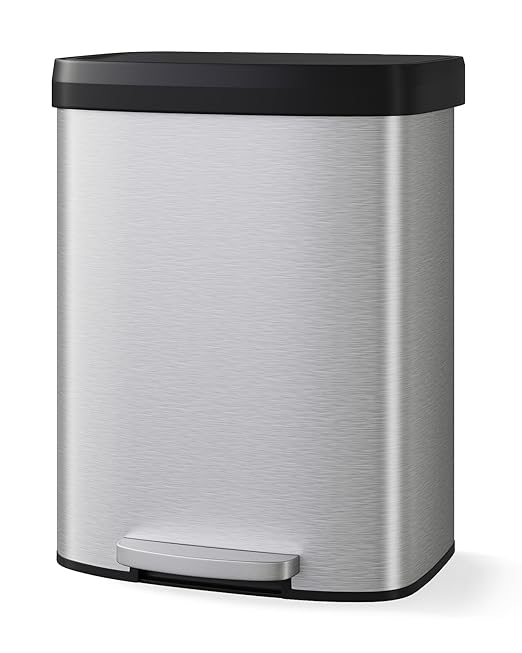 Garvee 16 gal / 60 L Stainless Steel Trash Can by Garvee