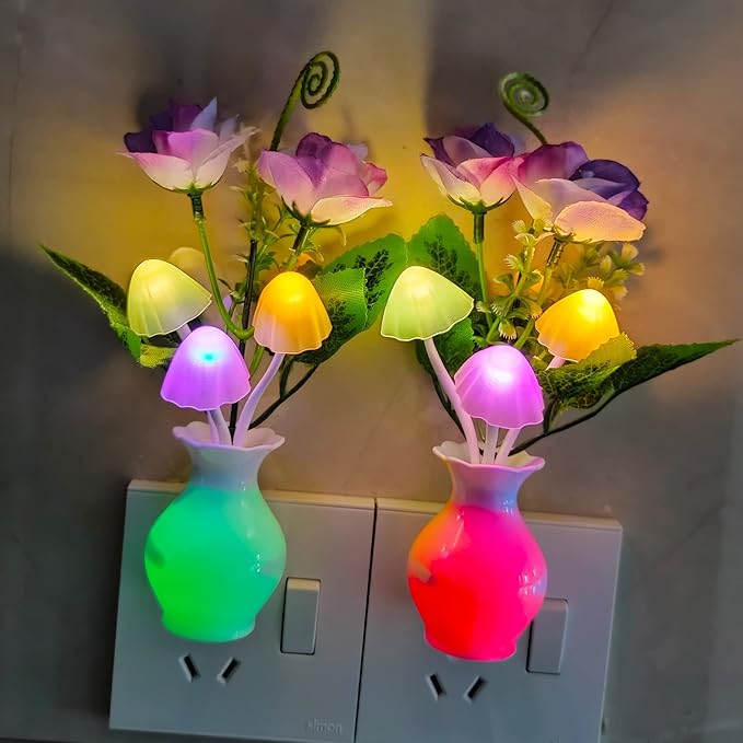 AUSAYE Color-Changing LED Night Light, Home Décor Lamp Dream Nightlight Purple - Image 6