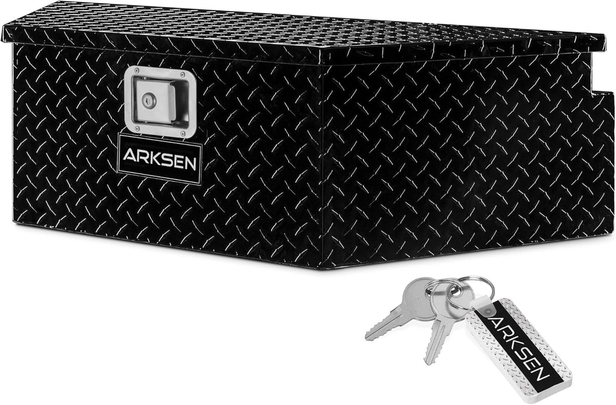 arksen 39" trailer tongue box, heavy duty diamond, main product view