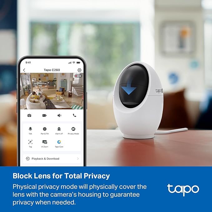 Tapo 4K Pan/Tilt Indoor Security Camera - Image 9