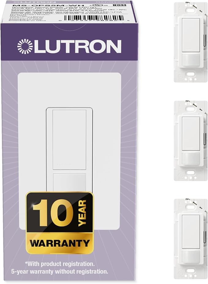Lutron Maestro Motion Sensor Light Switch Indoor by Lutron