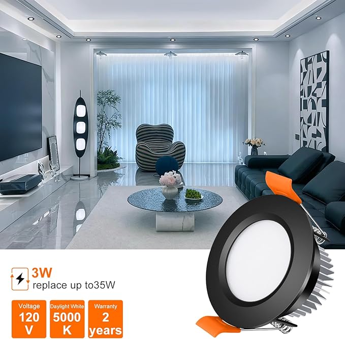inShareplus 2 Inch LED Recessed Lighting, 5000K Daylight White, Recessed Light - Image 4