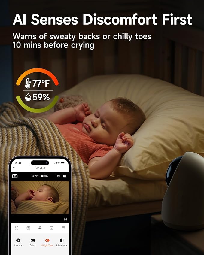 MAMAPRO Baby Monitor with Camera and Audio - Image 6