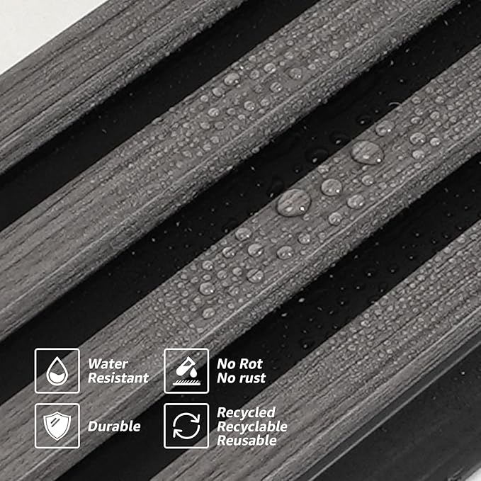 Art3d 8-Pack WPC Wood Slat Wall Panel - Image 6