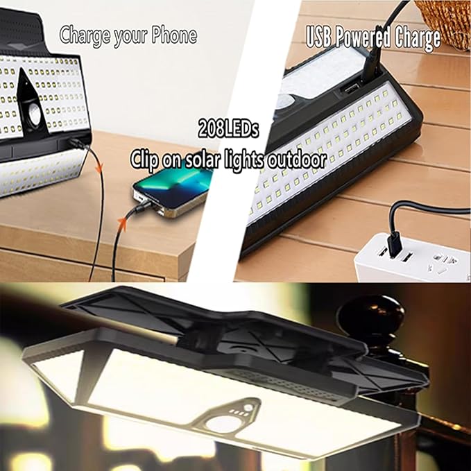 Smartyoyoka Solar Lights Clip On Solar Motion Sensor Lights - Image 8