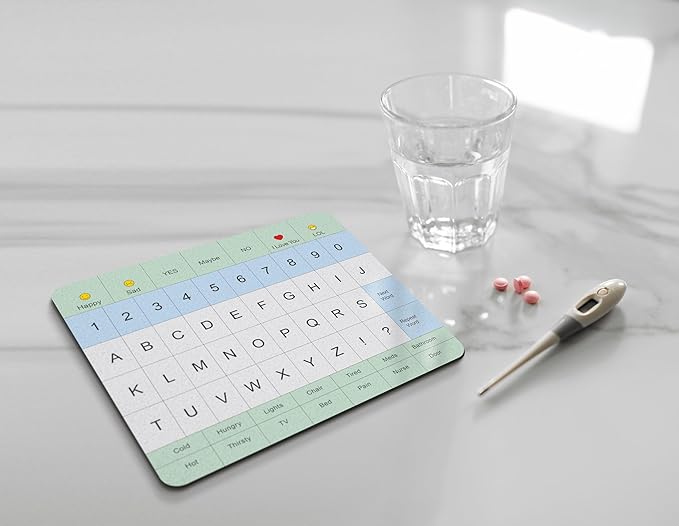 Communication Board For Adults- Non-Slip, Portable Letter Chart for Non-Verbal - Image 4