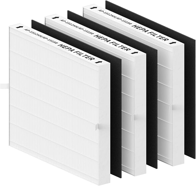 3 Pack AP-1512HH Replacement Filter Set by FMDZFL