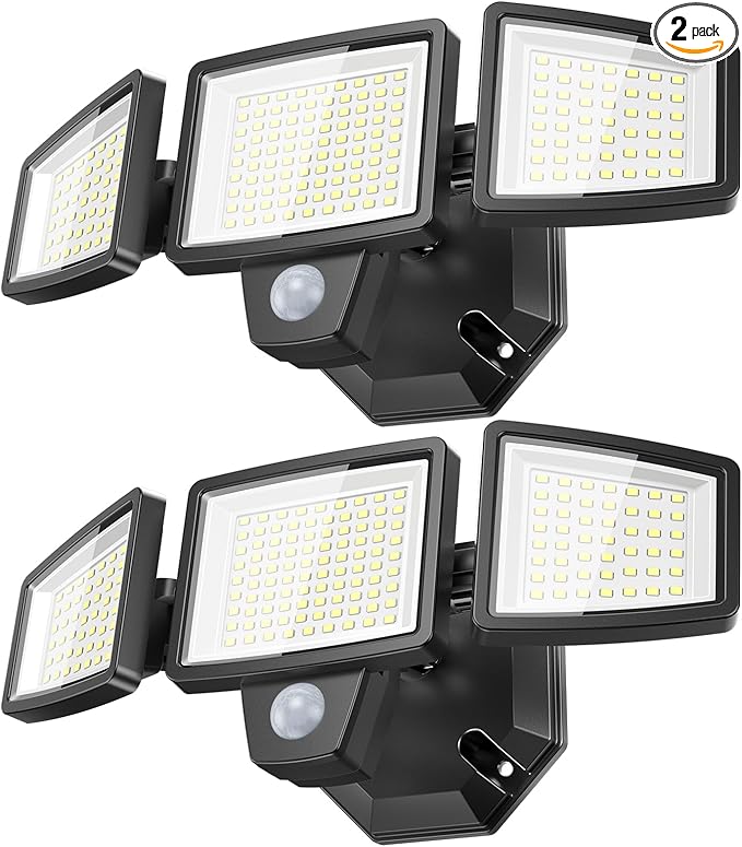 PURICH LED Security Lights Motion Sensor Outdoor Lights, 5000K Daylight by Lightupyourwayhome