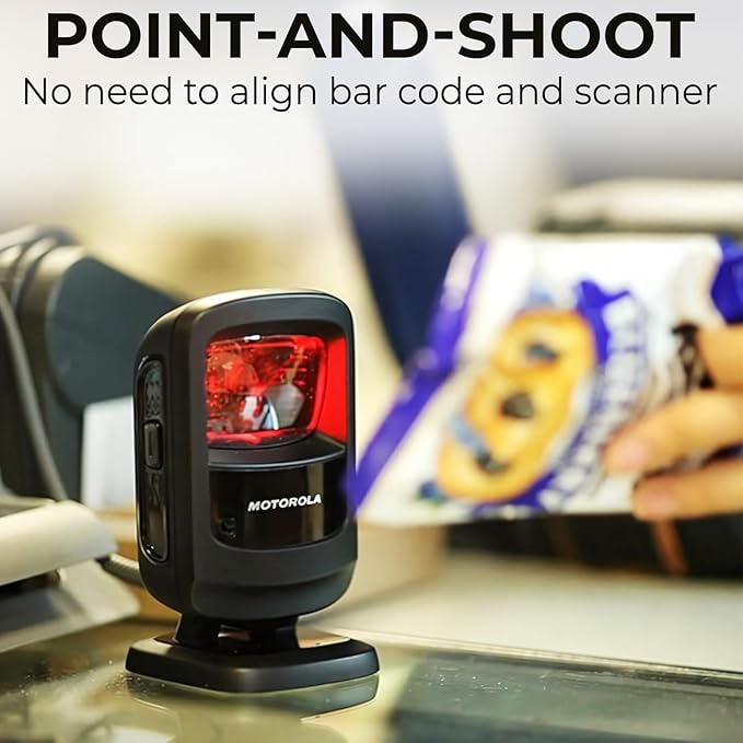 Zebra DS9208 Hands-Free Barcode Scanner Bundle - Image 6