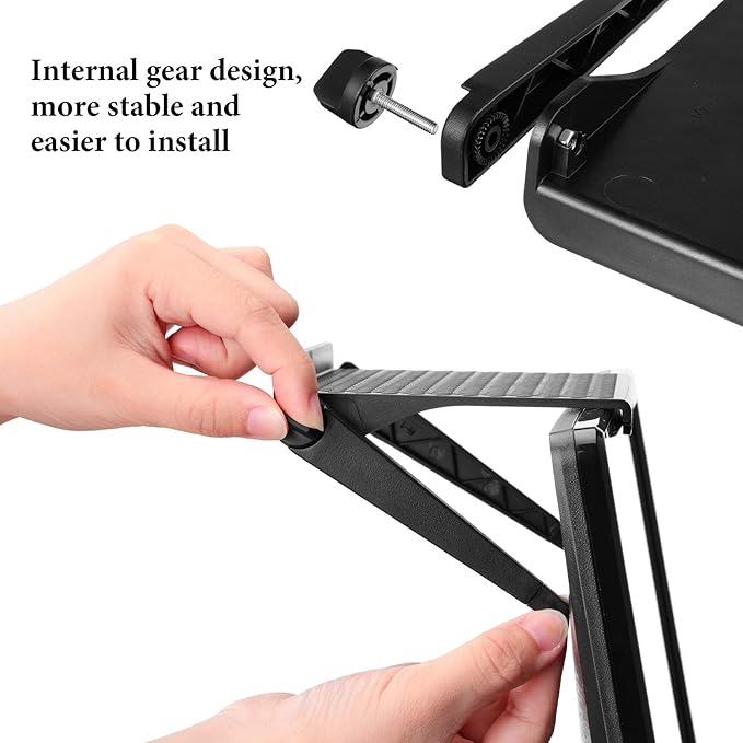 Jetec 3 Pieces Screen Top Shelf TV Top Storage Bracket 2-leg Adjustable Monitor - Image 5