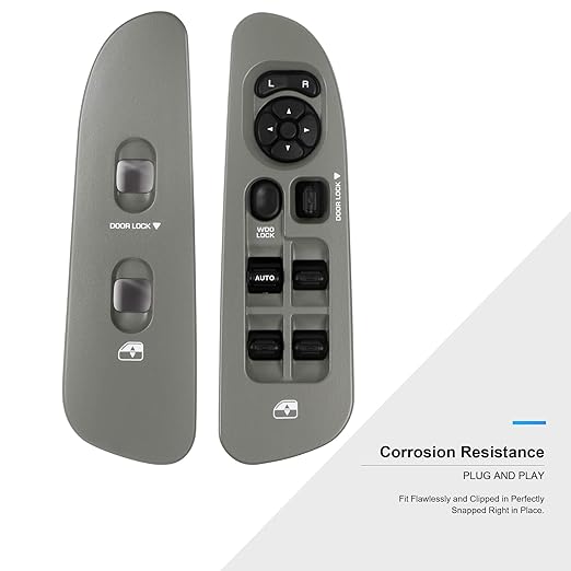 BASIKER Master Power Window Switch and Bezel Driver Side and Window Bezel - Image 6