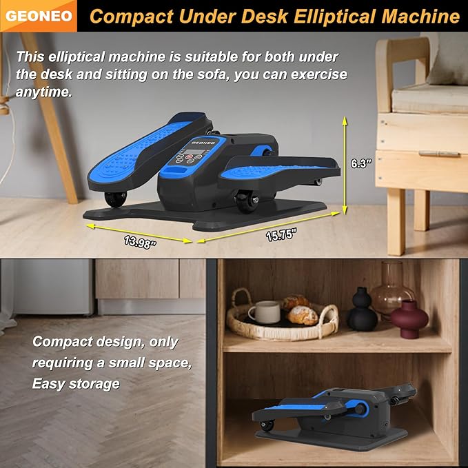Under Desk Elliptical Machine, Electric Elliptical Exerciser - Image 2