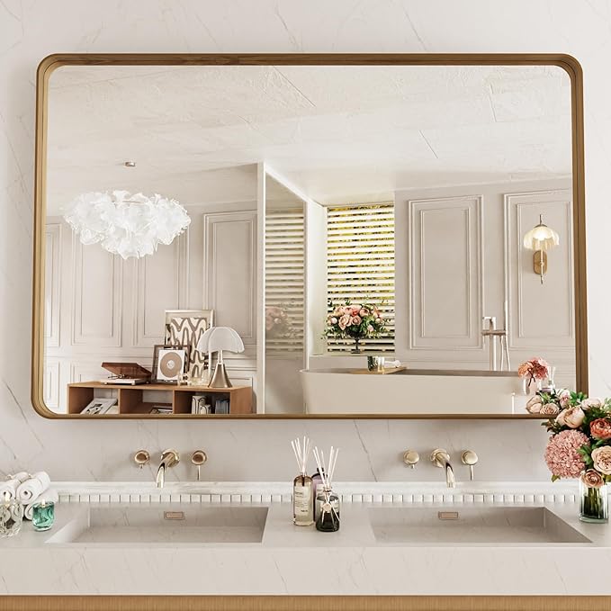LOAAO 50X30 Inch Bathroom Mirror - Image 8