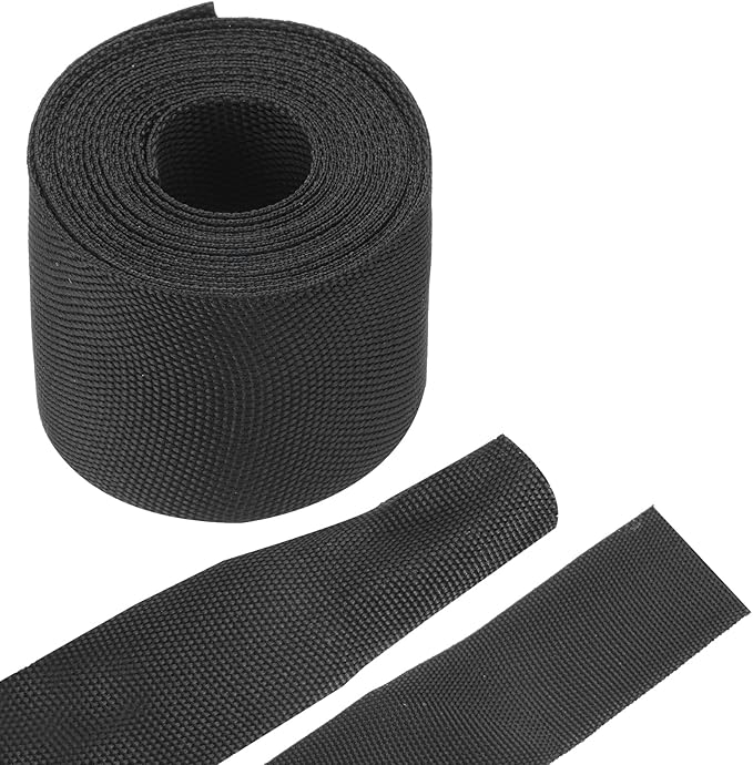 MECCANIXITY Braided Cable Sleeves Heat Shrinkable Fabric Sleeving, Network by MECCANIXITY