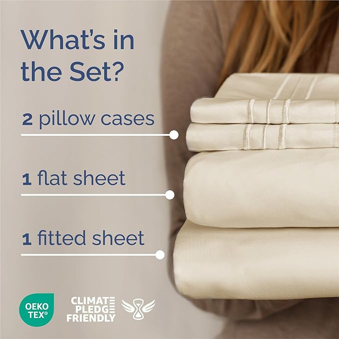 King Size 4 Piece Sheet Set - Image 2