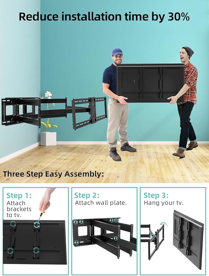 HCMOUNTING Heavy Duty TV Wall Mount - Image 6