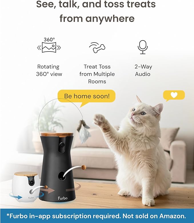 Furbo 360° Cat Camera + Mini 360° Cam 2-Camera Bundle Nanny Subscription: Cat - Image 2