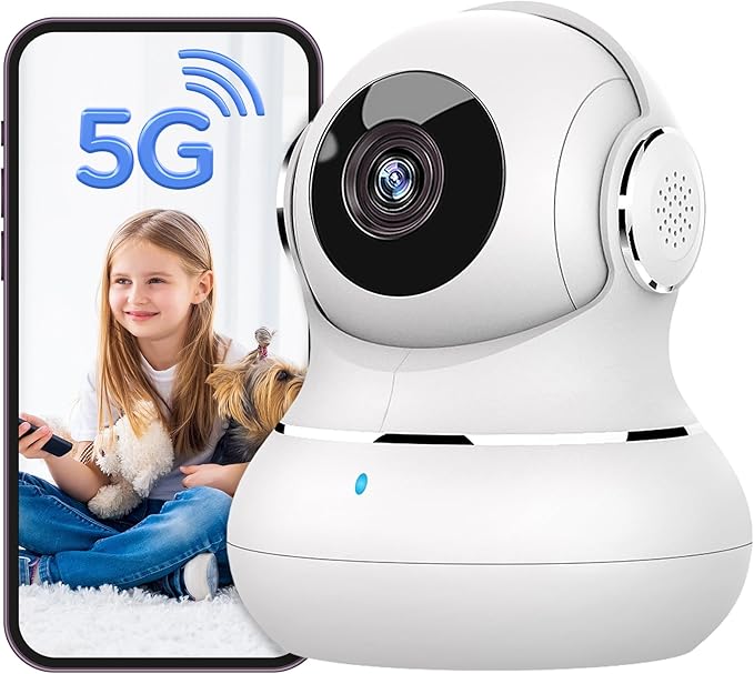 litokam 5MP Indoor Security Camera, 5G/2.4G WiFi Home Security Cameras by litokam