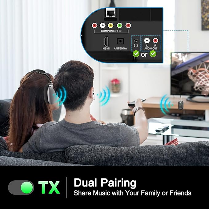 Premium Airplane Bluetooth 5.4 Transmitter Adapter, Supports 2 - Image 6