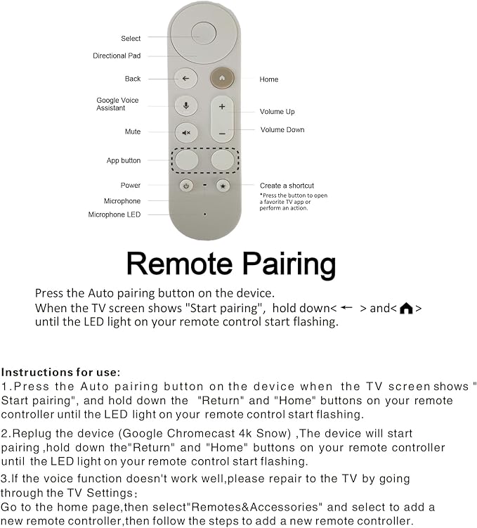 Upgrade New Replacemen Remote Voice Control Only - Image 8