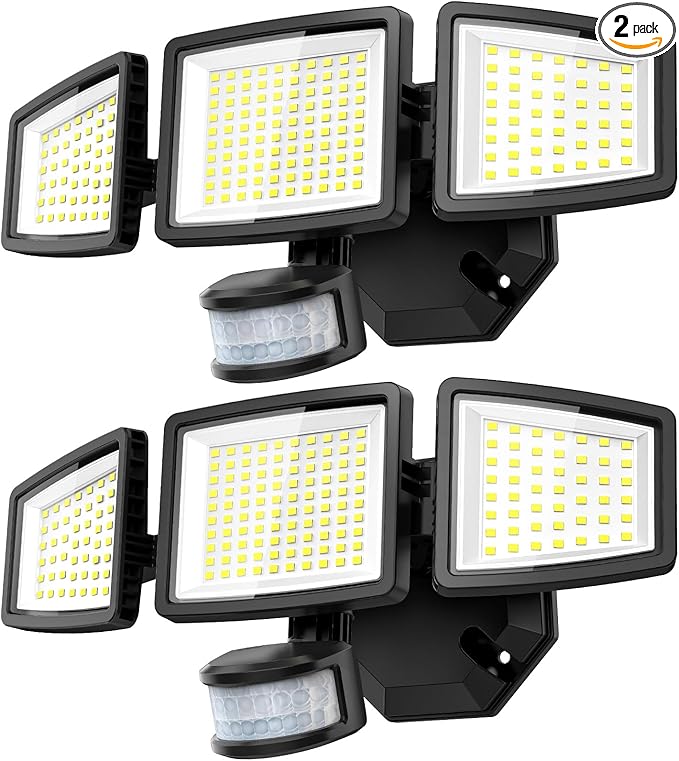 PURICH LED Security Lights Motion Sensor Light Outdoor, Waterproof, Flood Light by Lightupyourwayhome