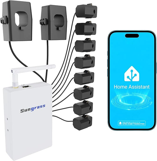 Sungrass Home Energy Monitor for Home Assistant-Real Time Electricity Usage by Unknown