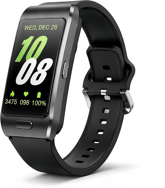 2-in-1 Smart Health Band with Built-in Bluetooth Earbuds, Fitness & Activity by BlissfulTails