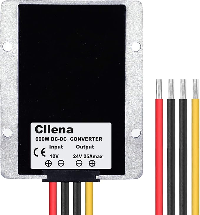 Cllena DC/DC 12V to 24V Boost Converter 25A 600W Step Up Voltage Regulator - Image 4