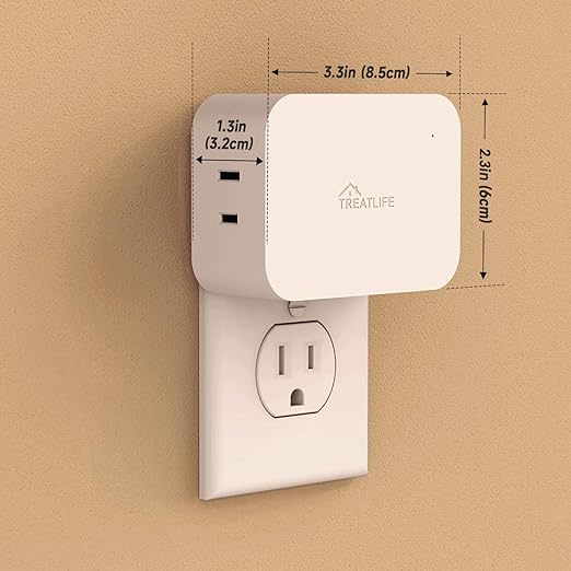 TREATLIFE Dimmable Smart Plug 2 Pack, 2.4GHz Smart Plug Works - Image 2