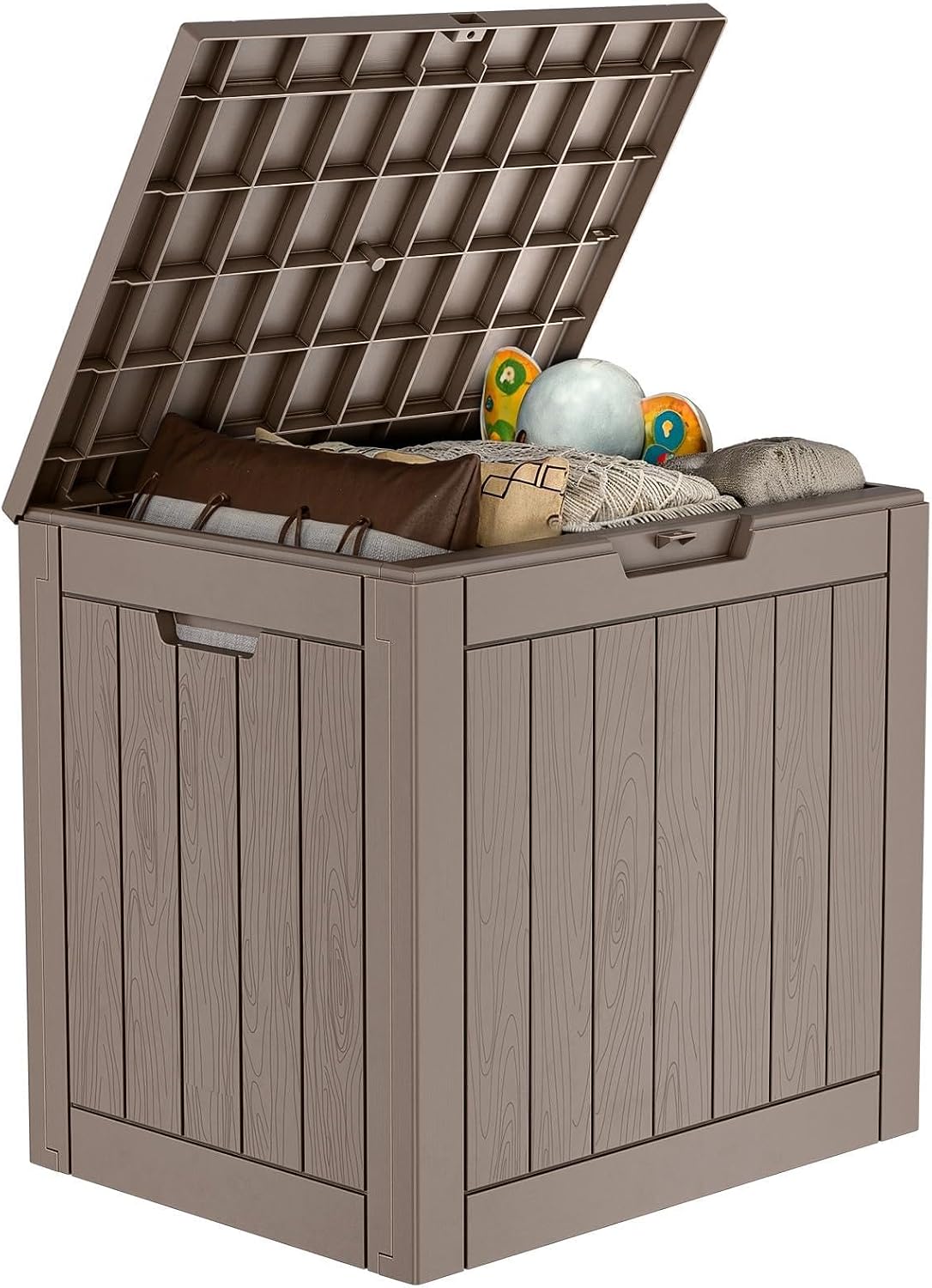 36 gallon outdoor deck box, lockable waterproof outdoor, main product view