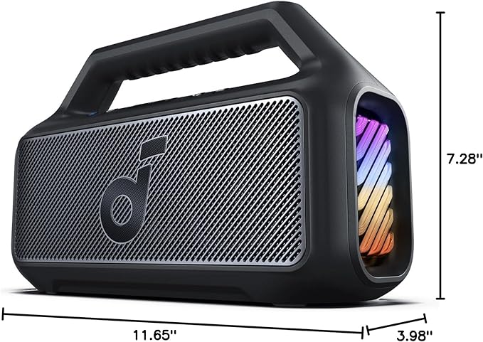 Soundcore Boom 2 by Anker, Outdoor Speaker, BassUp 2.0, 24H Playtime, IPX7 - Image 8