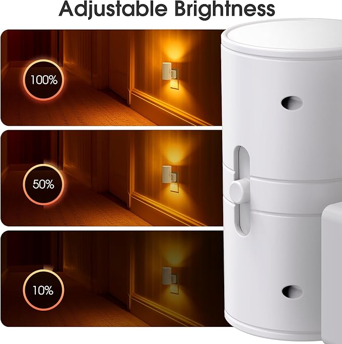 Briignite Night Lights Plug into Wall, Modern LED Night Light Plug in, Dusk to - Image 3