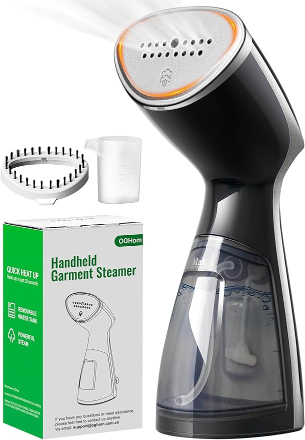 OGHom Steamer for Clothes, Portable Handheld Garment Wrinkle Remover, 1000W by OGHom