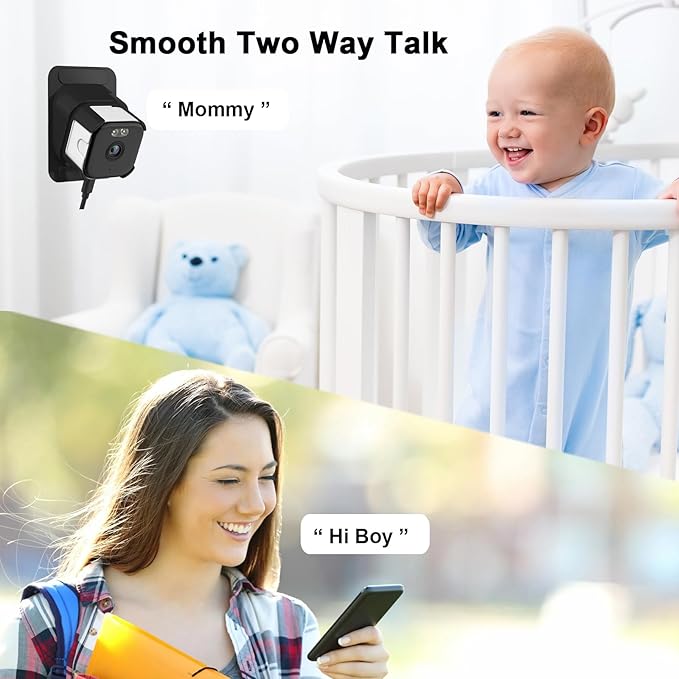 2K Window Cameras for Home Security, 2.4GHz & 5GHz WiFi Baby/Pet Camera - Image 6