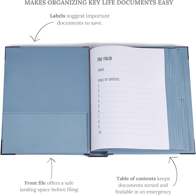 Savor | The Folio™ Document Organizer 2025 Edition | Acid-Free Custom Dyed - Image 3
