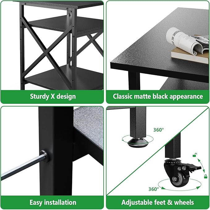 Ollieroo 3 Tier Printer Stand, Large Table - Image 7