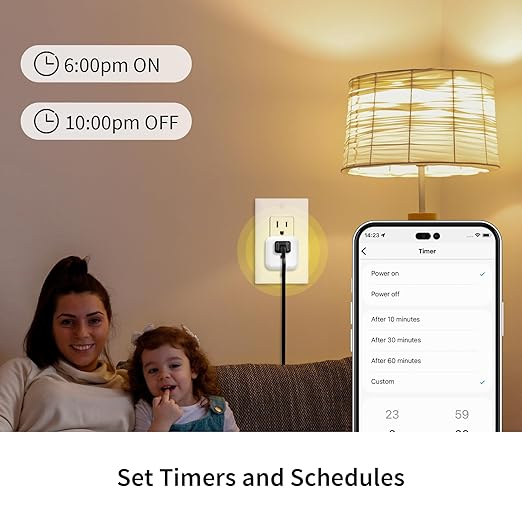 Minoston Z-Wave Outlet Dimmer, 800 Series Z-Wave Smart Plug, Z-Wave Hub Required - Image 6