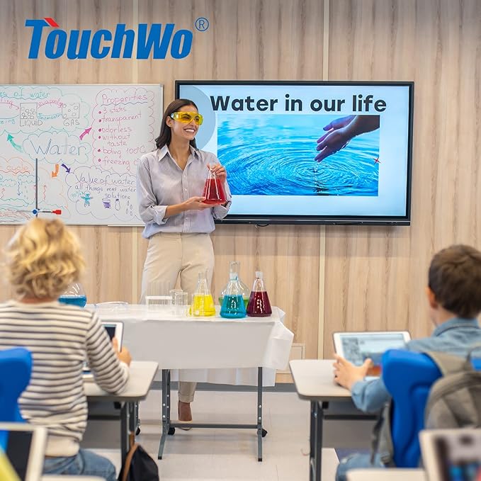 TouchWo 65-inch Interactive Touchscreen Monitor, Electronic Whiteboard Touch - Image 5