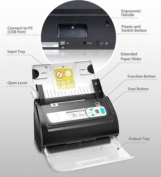 Plustek PSD300 Plus Document Scanner - Image 5