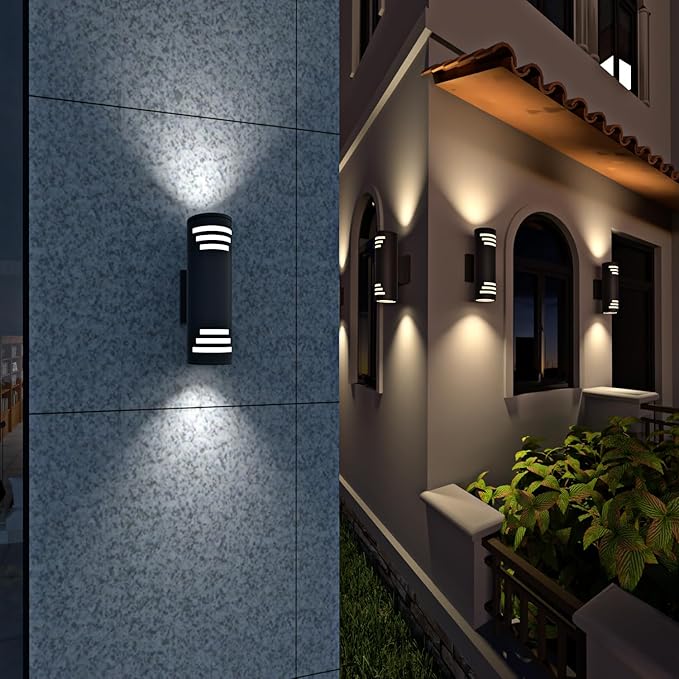 rosykite Dusk to Dawn Porch Lights Outdoor 2 Pack, Modern Exterior Lighting - Image 6