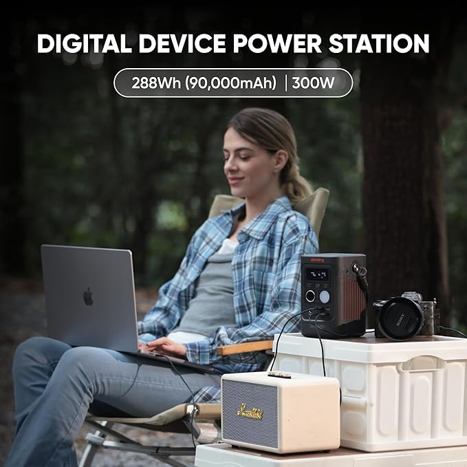 Jackery Solar Generator 300D, 288Wh LiFePO4 Portable Power Station - Image 3