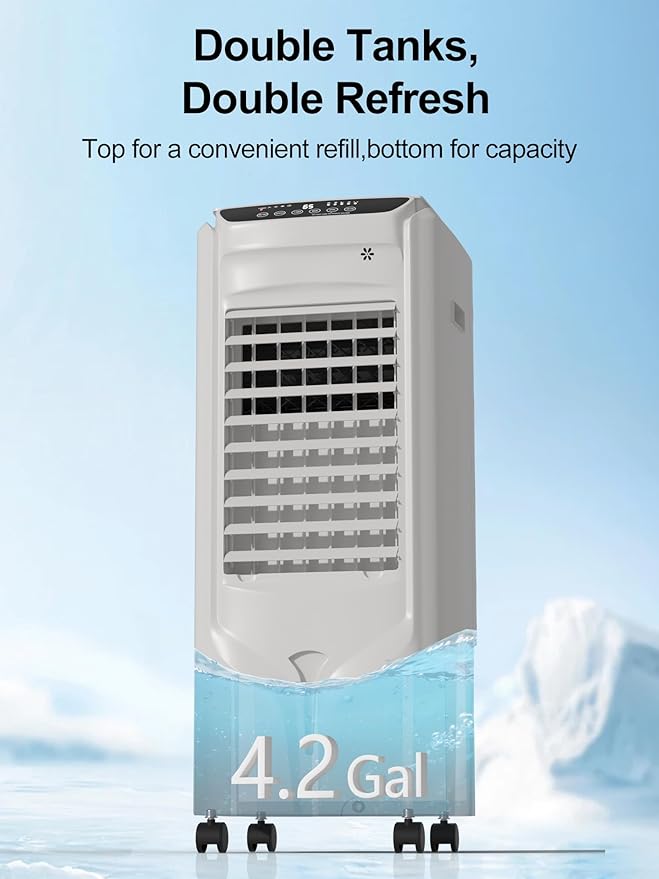 Landeagle 32" Swamp Cooler Air Conditioner, 1800CFM Evaporative Coolers - Image 5