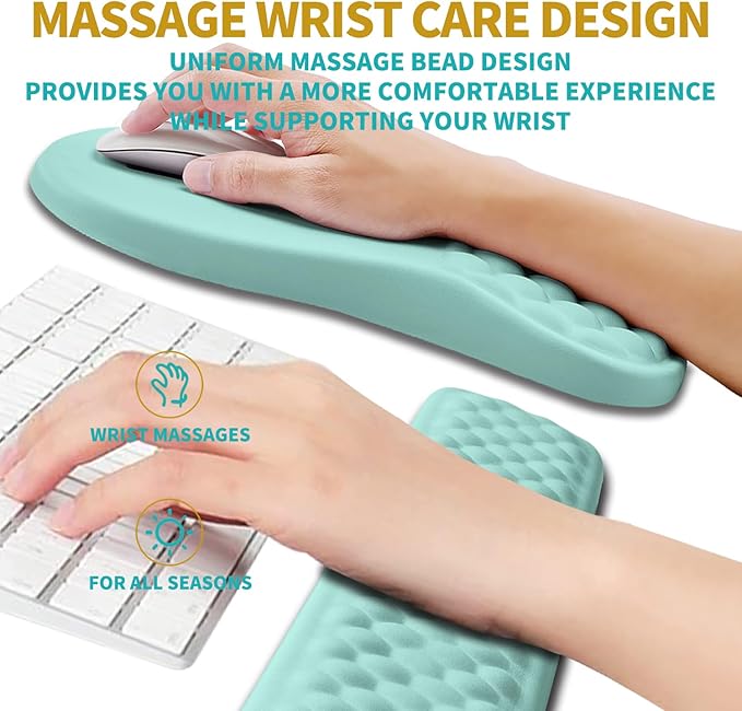 Hokafenle 2 in 1 Ergonomic Mouse Pad Wrist Support & Wrist Rest - Image 4