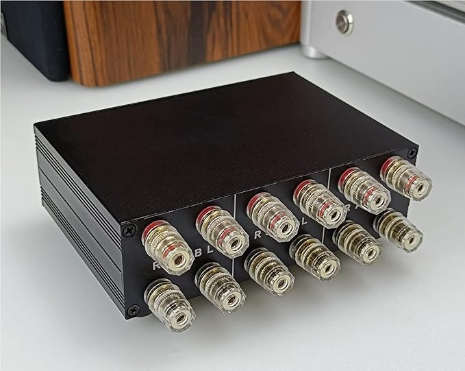 SOLUPEAK P2 2-in-1-Out Amp Amplifier Speaker Switcher Selector Switch Splitter - Image 6